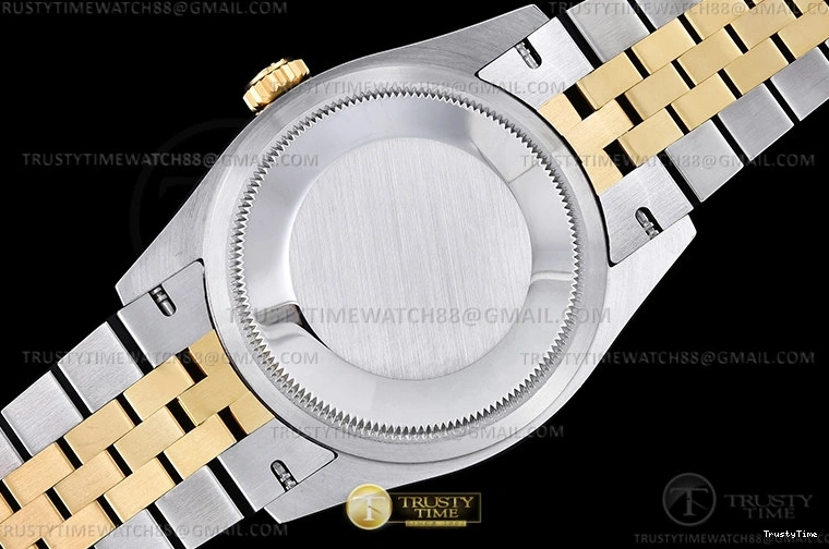 0406 RDJ0450A – DJ 36mm Jub Flt 904L YG SS P-Gold Stk VSF VS Comfortable 764